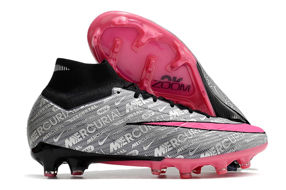 Nike Air Zoom Mercurial Superfly IX Elite FG - gris rose